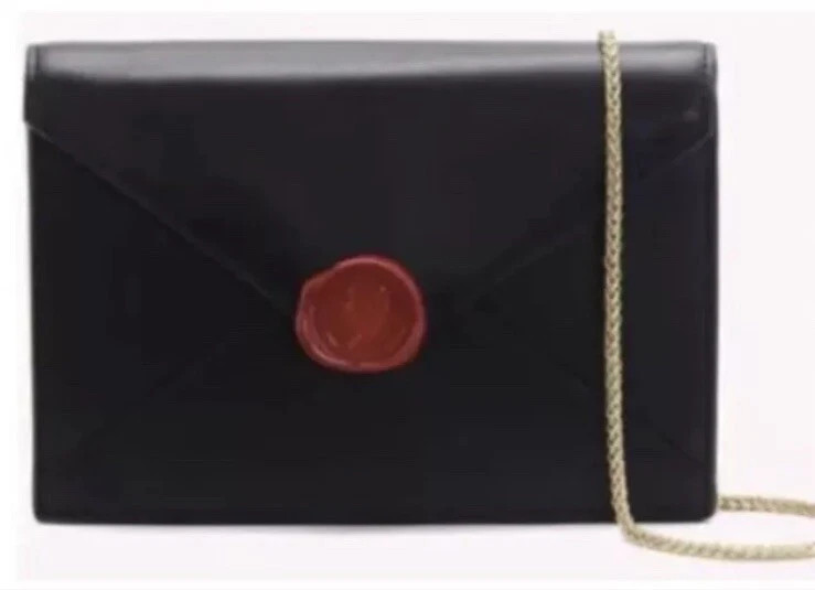 LULU GUINNESS Laura Medium Love Letter Leather Shoulder / Clutch Bag £245 ! | eBay US
