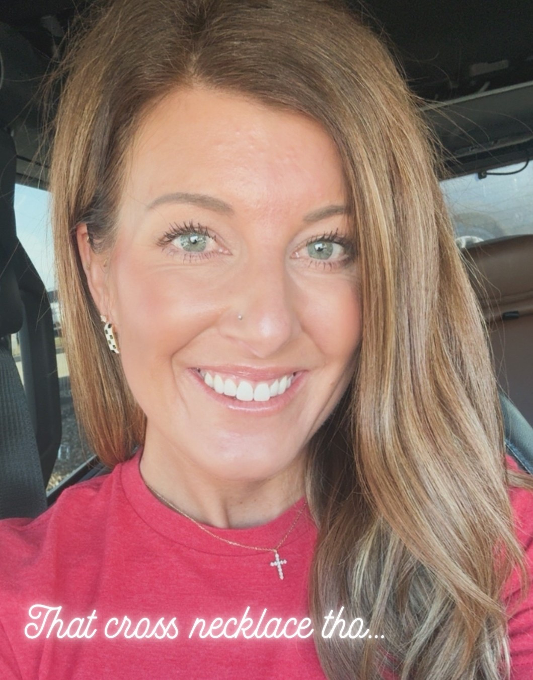 I’ve gotten LOTS of questions about my ✝️ necklace lately! So here it is! ✨

I’ve had it for several months, wear it constantly, and it still hasn’t tarnished! 👏🏼 

Comes in rose gold, yellow gold and silver! 

Peep thr earrings too if you’re still in your checkered era 🙌🏼

#LTKgrwm #LTKootd #LTKBeauty