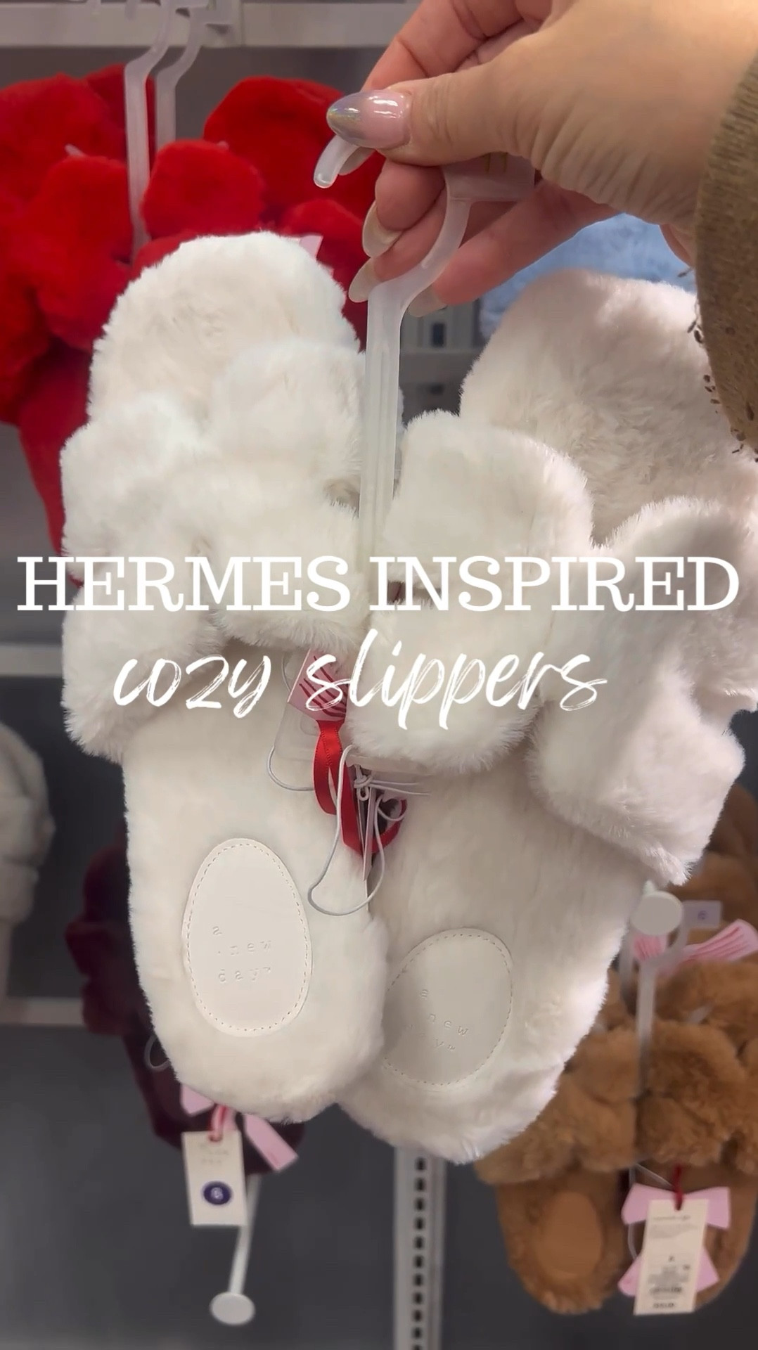 Target holiday slippers have arrived! Designer inspired cozy slippers. Hermes inspired fuzzy slippers. They are so cute and only $15! ❤️ Perfect budget friendly gift for every woman in your life! Come in multiple colors, holiday slippers, Christmas slippers, stylish slippers, cozy slippers, gift idea, gifts for her @target #LaidbackLuxeLife

Hey Beautiful! Feel free to comment on this post if you have any questions! 🫶🏽

Follow me for more fashion finds, beauty faves, lifestyle, home decor, sales and more! So glad you’re here!! XO, Karma

#LTKGiftGuide #LTKShoeCrush #LTKCyberWeek
