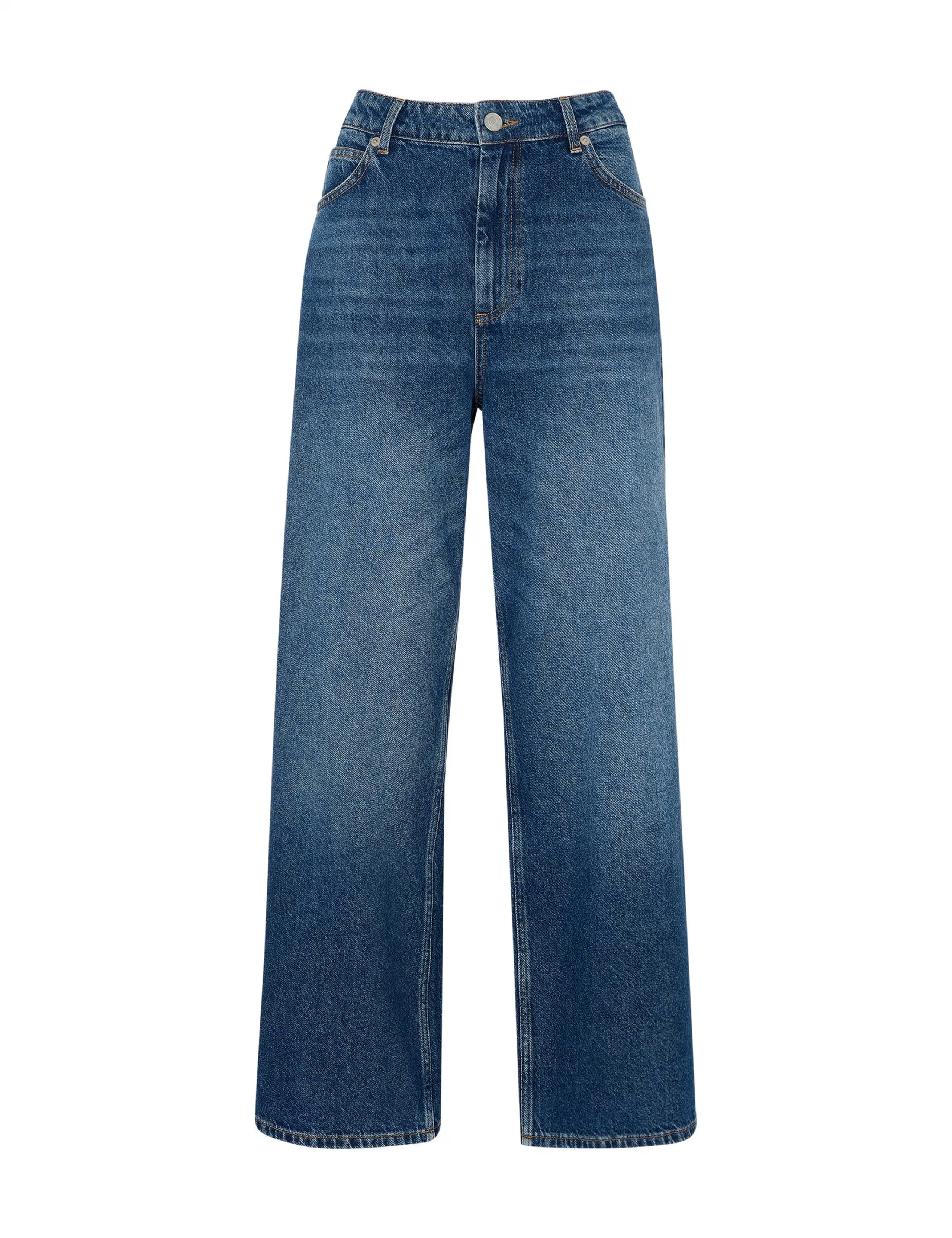 Mid Rise Straight Leg Ankle Grazer Jeans | Marks & Spencer (UK)