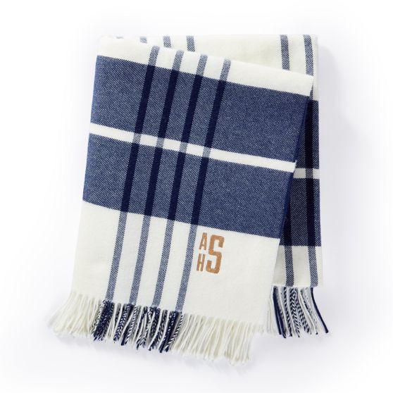 Italian Plaid Throw Blanket | Mark and Graham