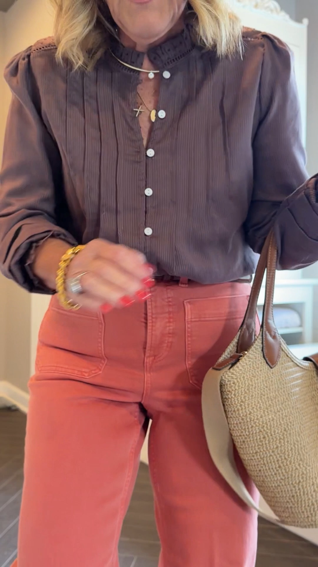 Tap the 🔔 and heart ❤️ to not miss a post! So many cute styles coming your way.
Cotton peasant blouse size medium
Jeans size medium petite
10% off my bag that stacks on sale price code NANETTE
20% off electric picks earrings and necklaces code TAKE20

#LTKOver40 #LTKootd #LTKPetite