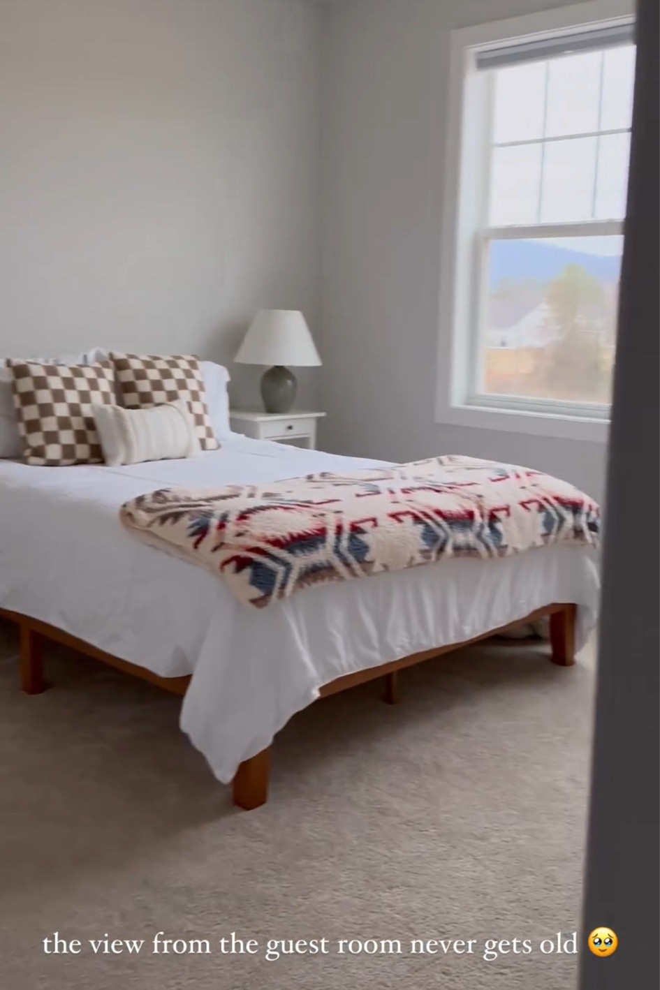 Amazon bedframe, so chic! Also linked our pillow covers, obsessed with the checker print 😍 
Amazon home finds, home decor, bedroom

#LTKhome