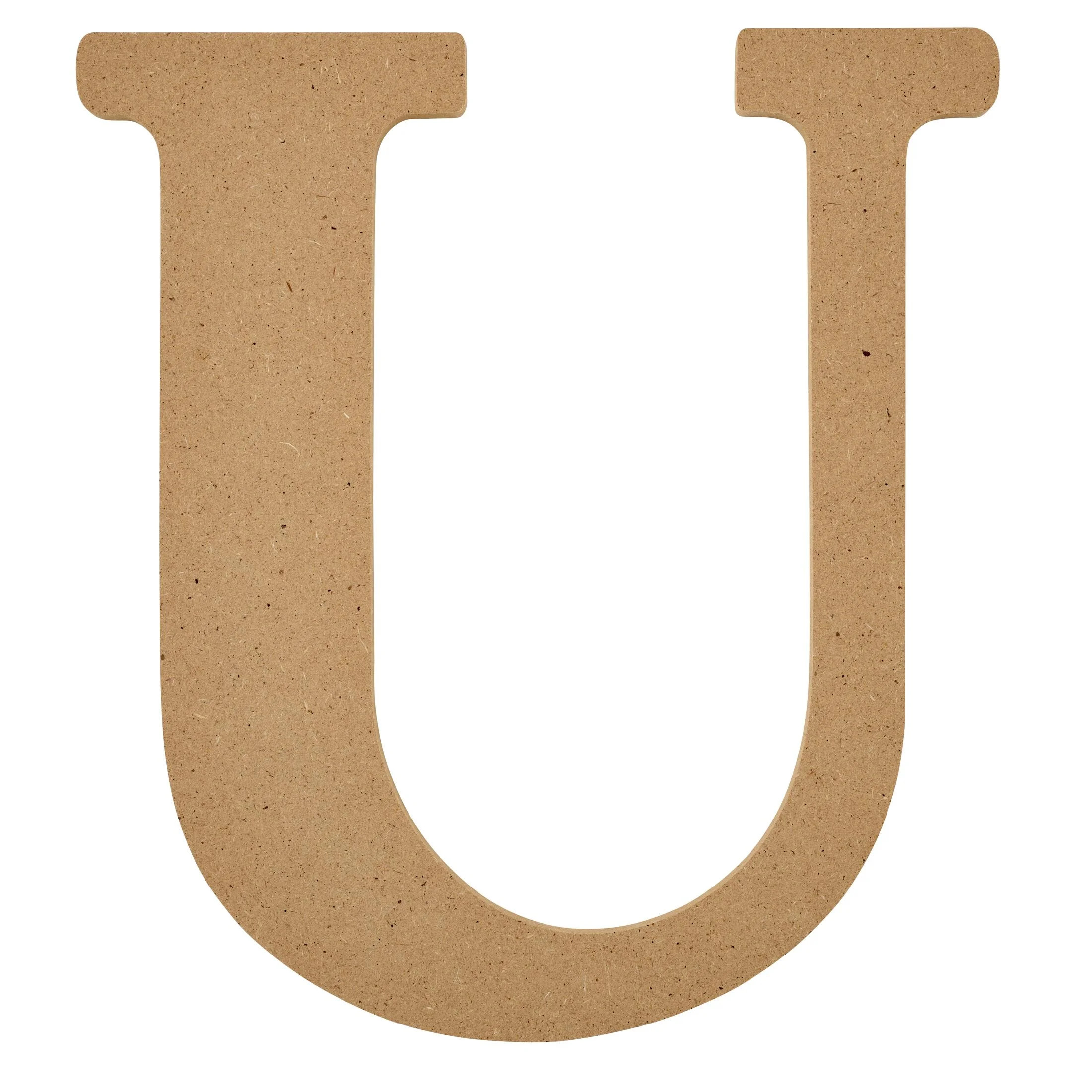 Plaid Unfinished Wood MDF 8" Letter for DIY Arts and Crafts, U | Walmart (US)