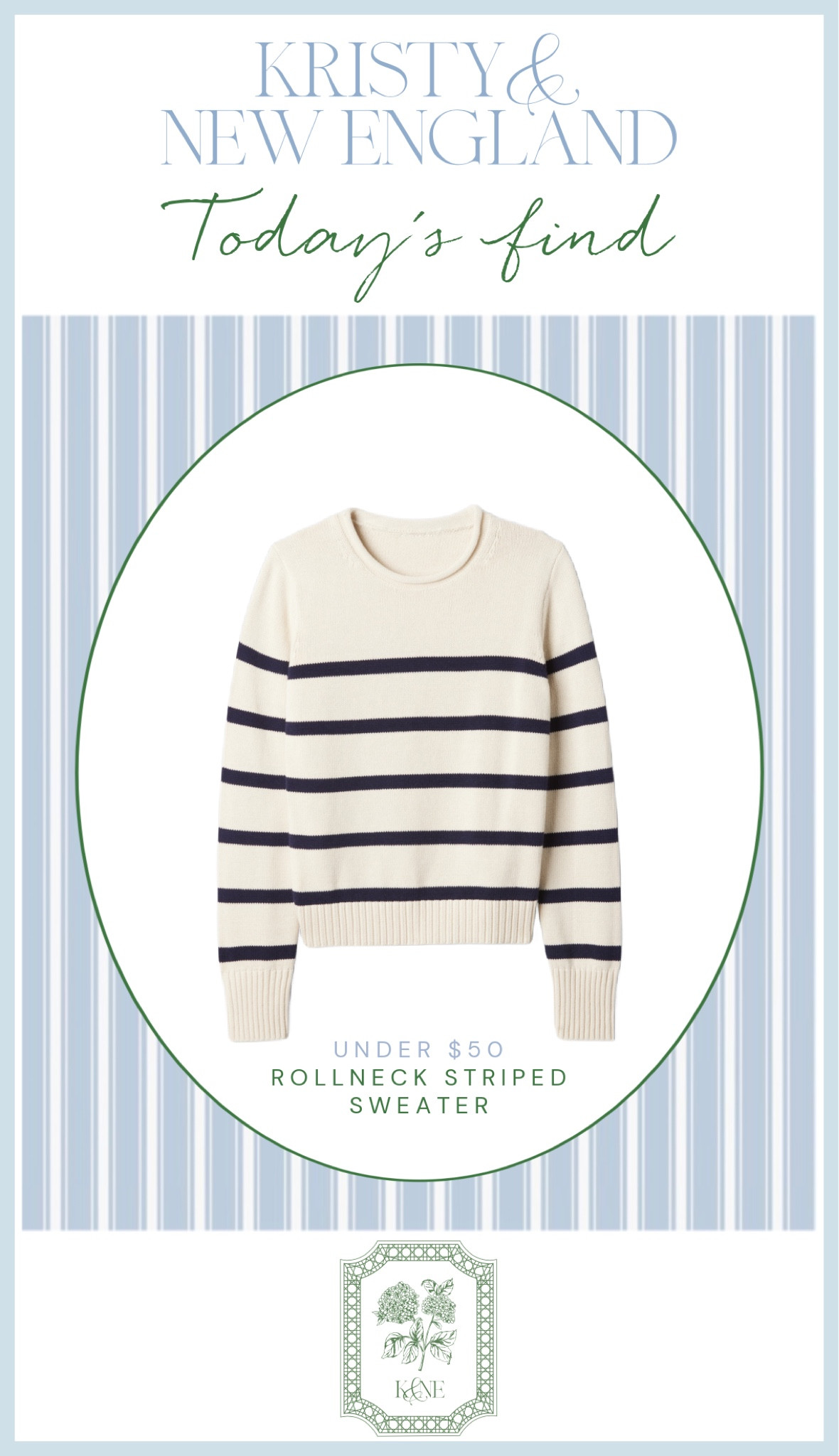 Striped rollneck sweater on salee

#LTKSaleAlert #LTKBacktoSchool #LTKOver40