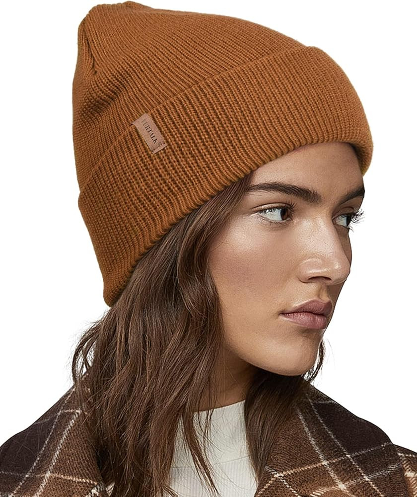 FURTALK Beanie Hats for Women Men Winter Hats Womens Knitted Slouchy Beanies Cuffed Skull Cap War... | Amazon (US)