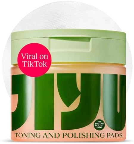 JiYu Toning Polish Pads - Korean Skincare for Dark Spots, Wrinkles & Dull Skin - Hydrating Facial... | Amazon (US)