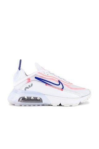 Nike Air Max 2090 Sneaker in White, Racer Blue Flash & Crimson from Revolve.com | Revolve Clothing (Global)