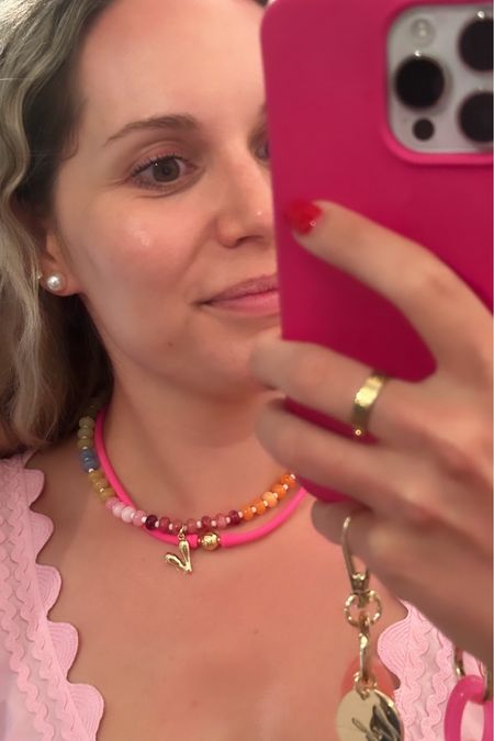 Necklaces!! Gresham Jewerly and an Amazon opal monogram necklace 

#LTKSeasonal #LTKSaleAlert #LTKFindsUnder50