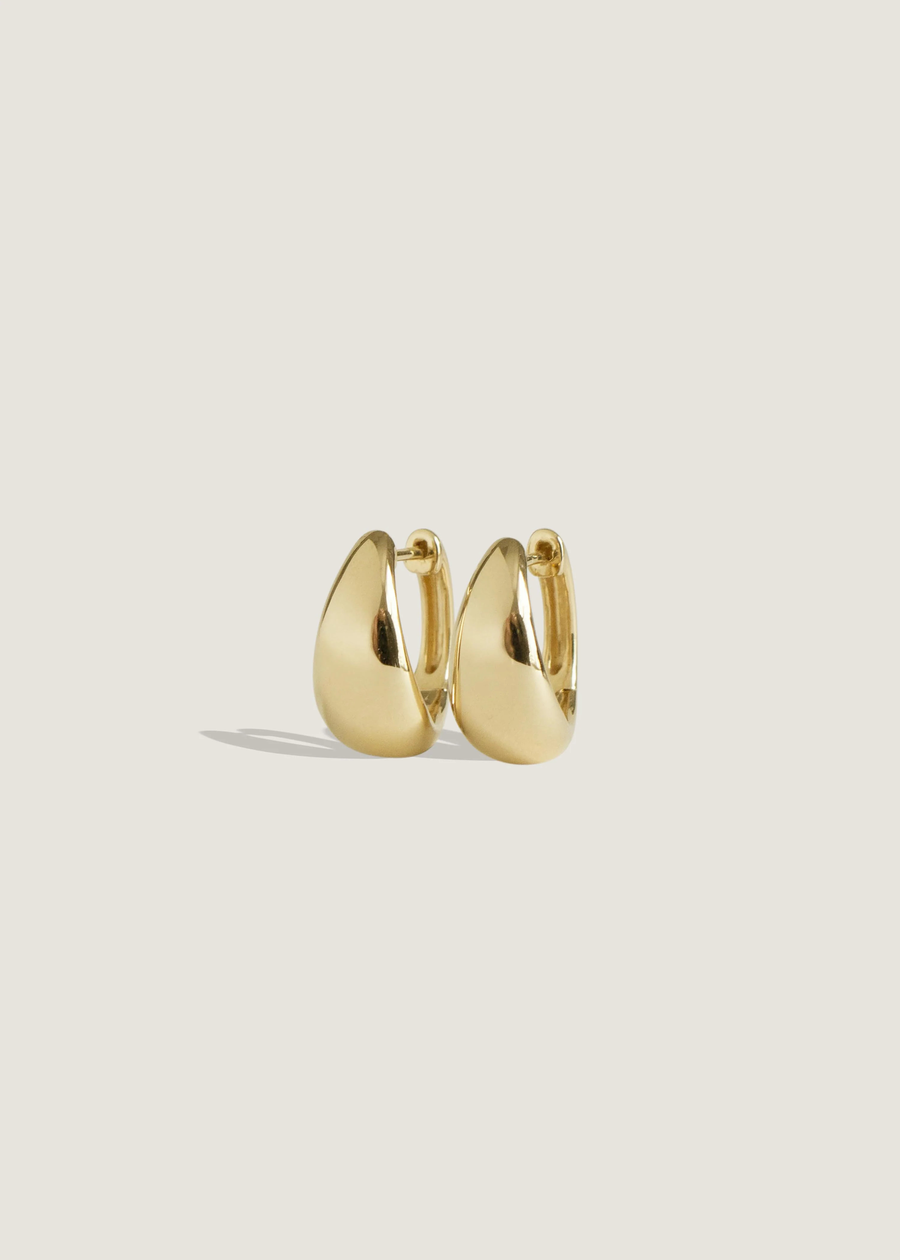 Teardrop Hoop Earring 14k Gold - Kinn | Kinn Studio