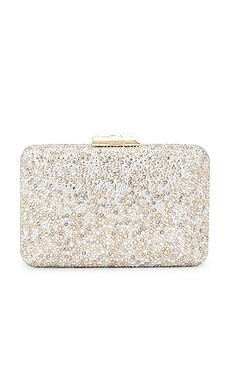 olga berg Shira Hotfix Clutch in Champagne from Revolve.com | Revolve Clothing (Global)