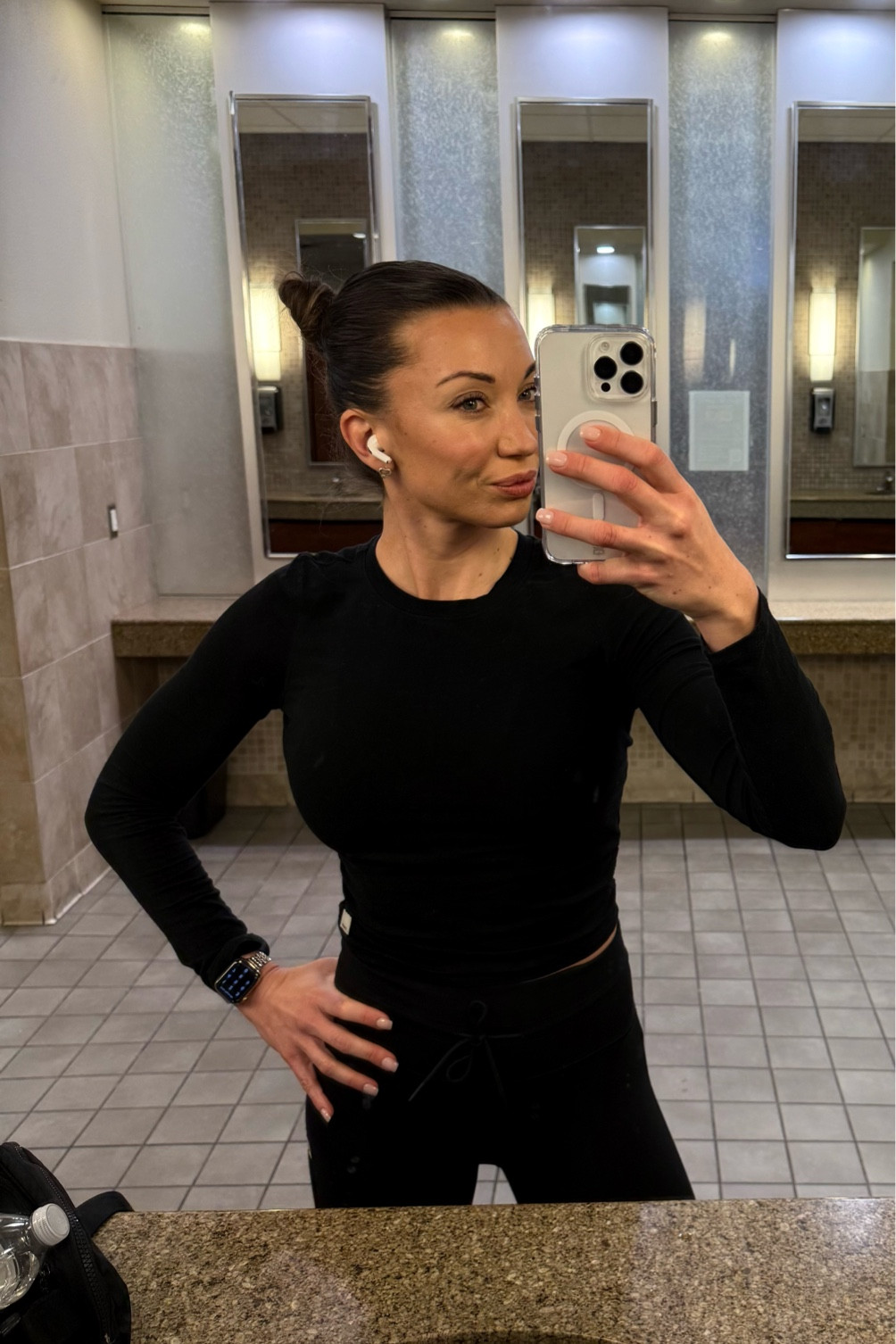 It’s a black gym outfit kinda day! Ready to crush it🔥

#LTKBeauty #LTKFitness #LTKActive