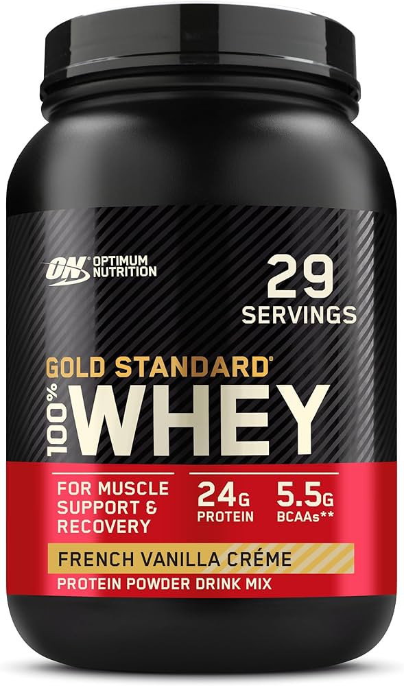 Optimum Nutrition Gold Standard 100% Whey Protein Powder, French Vanilla Creme, 2 Pound (Packagin... | Amazon (US)