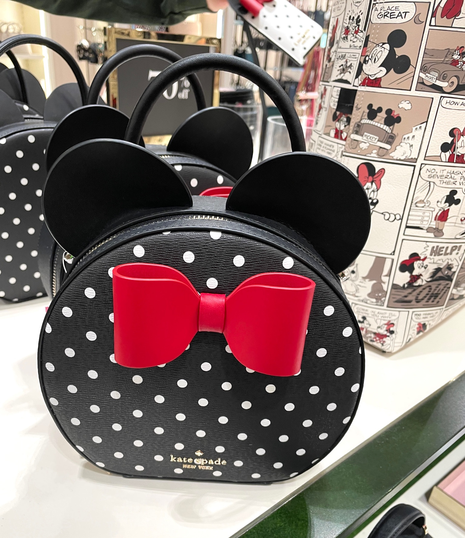 #katespade #minniebag #minniemouse #katespademinniemousebag #minniemousehandbag #katespadedisneybag #giftsforher #holiday #polkadots #redbow #classic #girly #mouseears 

#LTKHoliday #LTKitbag #LTKGiftGuide