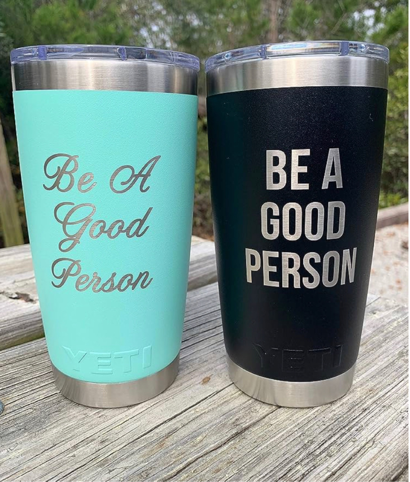 I love these personalized YETI’s! They make great gifts! It also supports a small business which is a huge win!
Next on my list is a HOT PINK “GKP” one! 