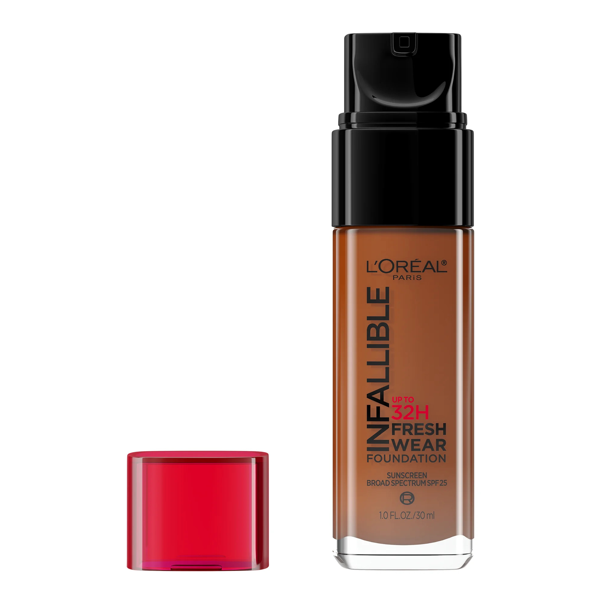 L'Oreal Paris Infallible Fresh Wear 24 Hr Liquid Foundation Makeup, 520 Sienna, 1 oz | Walmart (US)