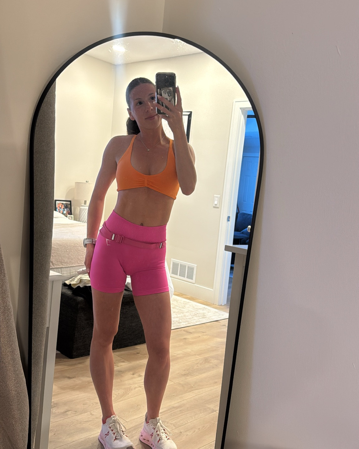 Pretty in pink + orange🩷🧡

#LTKfitnessgoals #LTKActive