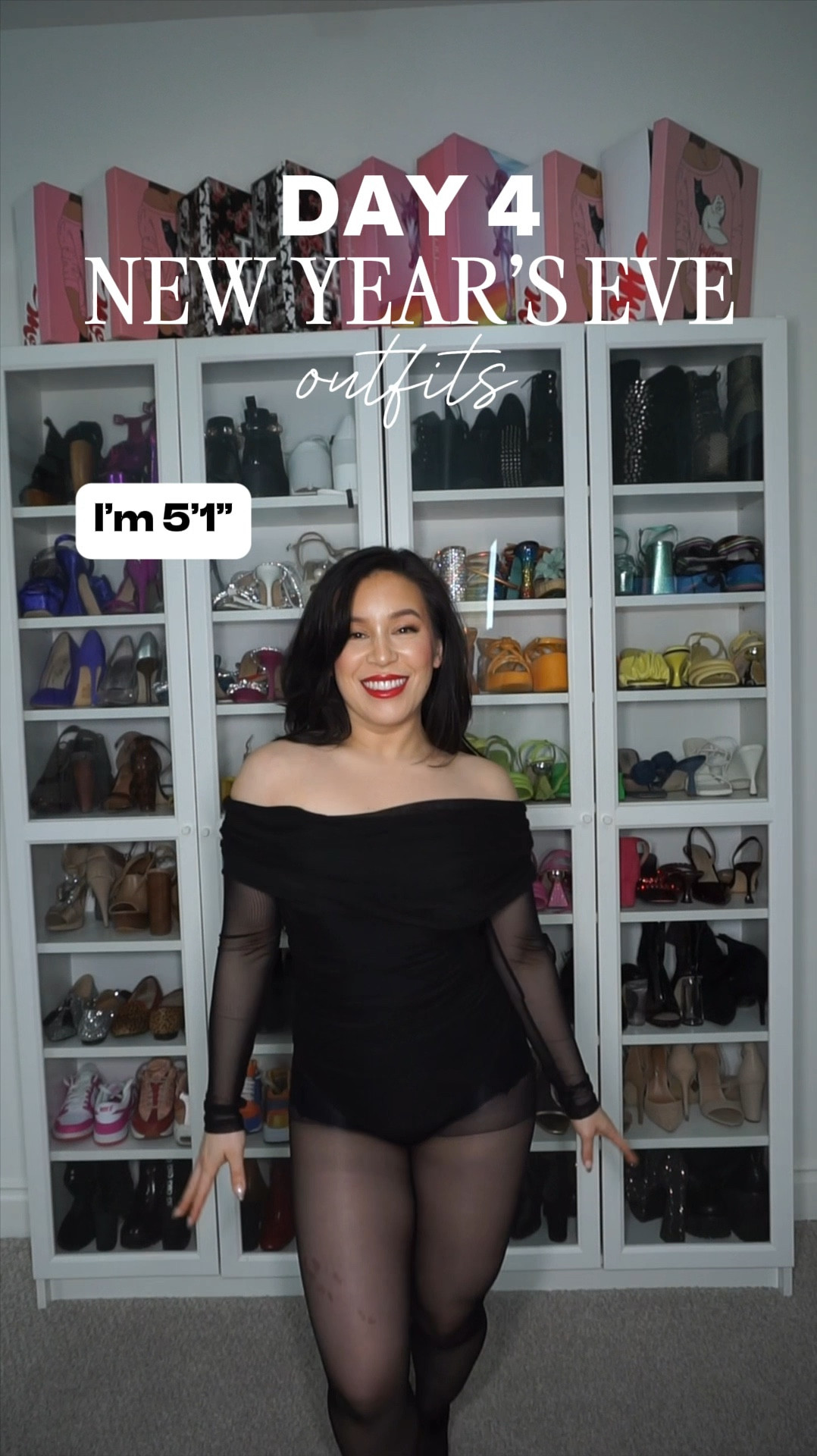 Scared to wear shorts for your New Years Eve outfit? Just pair them with fleece tights and you’ll have warmth with style 😎

💃 Black faux leather shorts mini skirt — fit true to size with some stretch so they’re comfortable and flattering (I’m wearing a SMALL)

Black off the shoulder bodysuit — I’m wearing this with EVERYTHING this season (I’m wearing a SMALL)

Accessorized with:
✨ leopard print heels (RUN TRUE TO SIZE) 
👜 Gold purse(another accessory I wear constantly) 
💎 black belt with gold buckle to tie it all together

Imo these shorts are PERFECT for holiday outfits. I live in Los Angeles where it’s warm but I’m from Minnesota, so trust me I KNOW cold lol 🥶 Warm up with your face fleece lined tights and some knee high boots and you’ll be ready to brave the cold while you dash inside to the warmth 🥰 

Amazon Fashion finds, New Years Eve Party Outfit, silver dress, dequin dress, holiday ootd, NYE party dress

#LTKHoliday #LTKSeasonal #LTKFindsUnder50