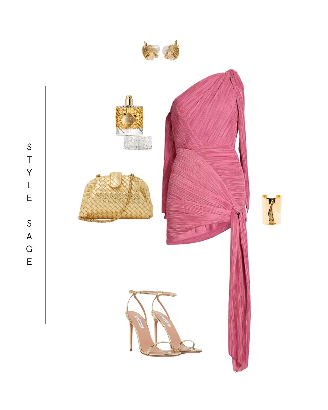 Golden hour glam meets modern romance — draped in rose elegance, paired with luxe gold accents for a look that says chic with a statement. ✨

Follow @stylesagetrends for more ootd inspos 🩶



#LTKFestival #LTKU #LTKStyleTip