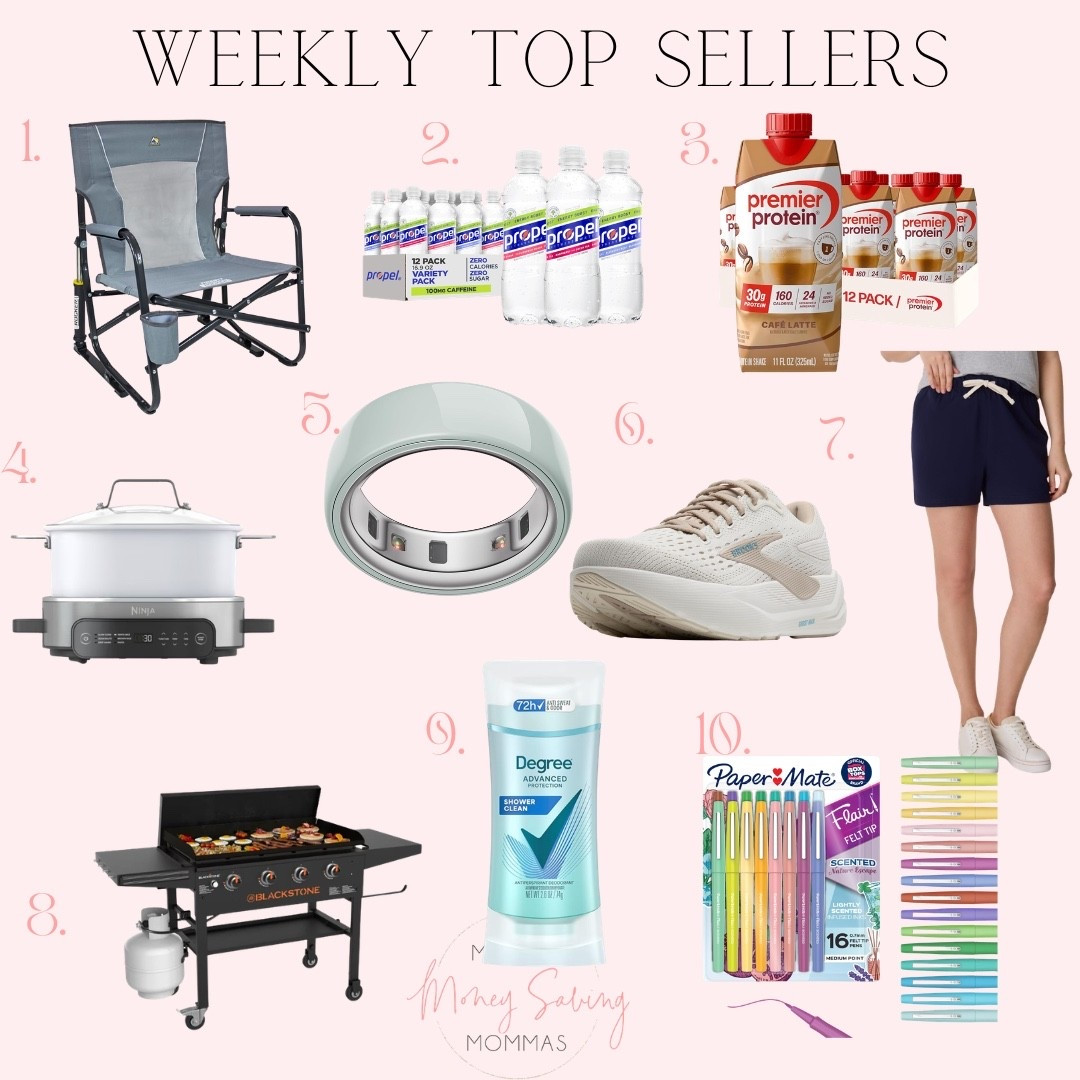 Weekly top sellers

Best sellers snacks black stone griddle deodorant protein shakes oura ring slow cooker rocker chair camping chair sneakers

#LTKmomlife #LTKgrwm #LTKootd
