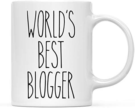 Andaz Press Farmhouse Rustic Kitchen Decor 11oz. Ceramic Coffee Tea Mug Thank You Gift, World's B... | Amazon (US)