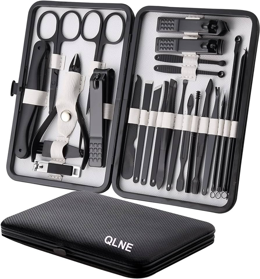 Nail Clippers Sets High Precisio Stainless Steel Nail Cutter Pedicure Kit Nail File Sharp Nail Sc... | Amazon (US)