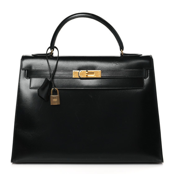 Box Kelly Sellier 32 Black | FASHIONPHILE (US)
