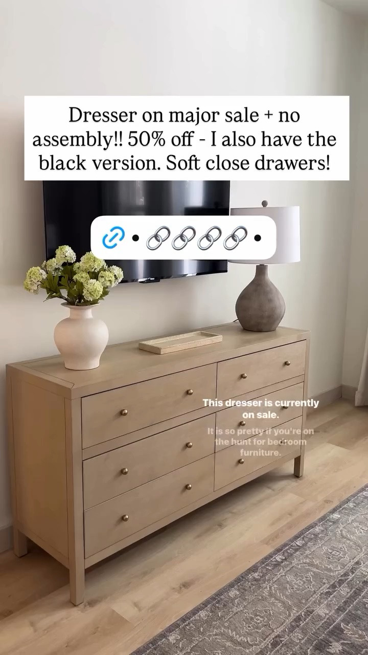 Dresser on major sale + no assembly!! Almost 50% off - I also have the black version. Soft close drawers!

#LTKHome #LTKSeasonal #LTKSaleAlert
