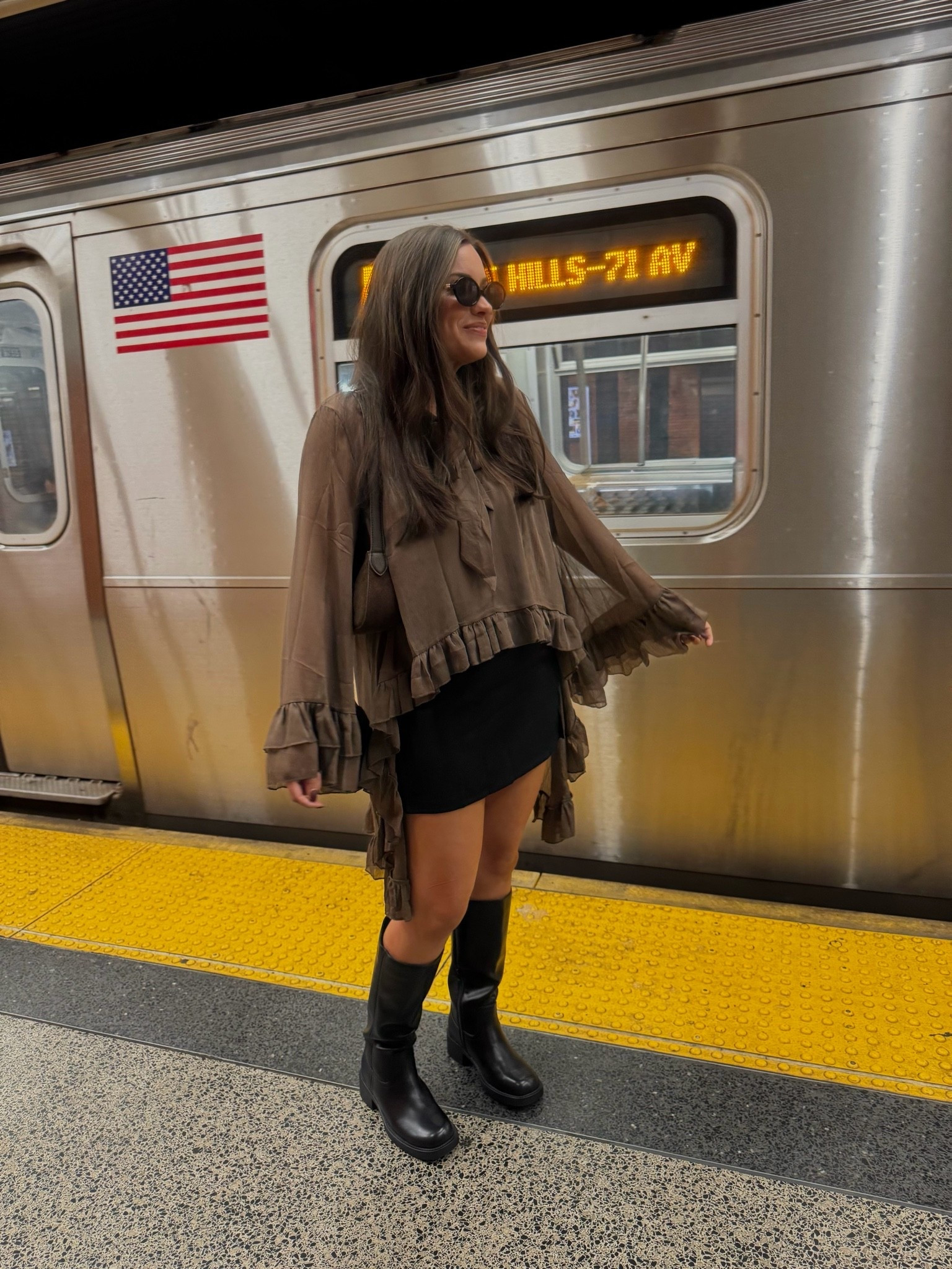 Date night outfit in New York City ♥️🚕✨