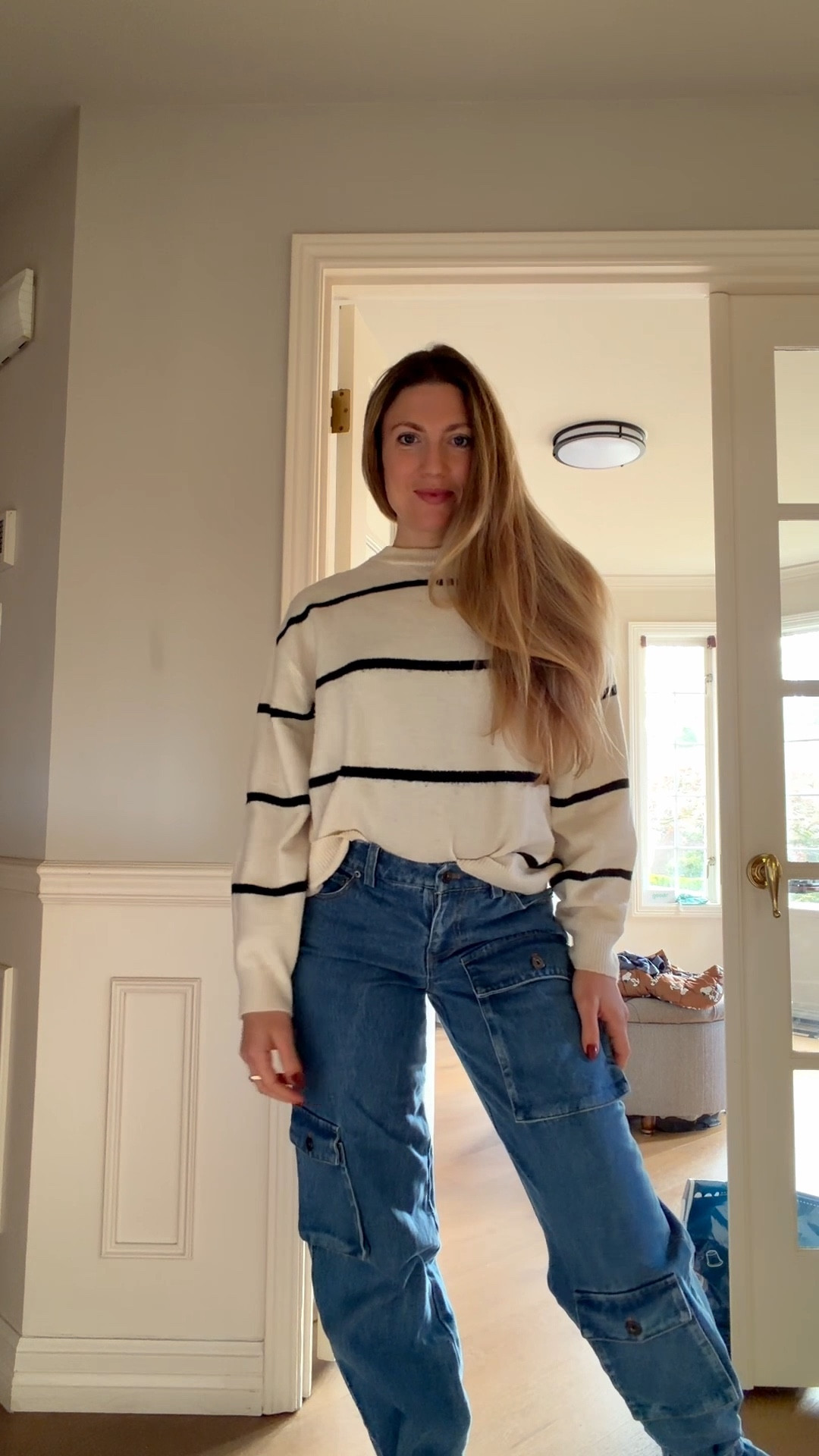 Cargo jeans forever :) #jeans #cargo #stripedsweater #sweater #holiday #ootd #momootd

#LTKSeasonal #LTKHoliday #LTKFindsUnder50