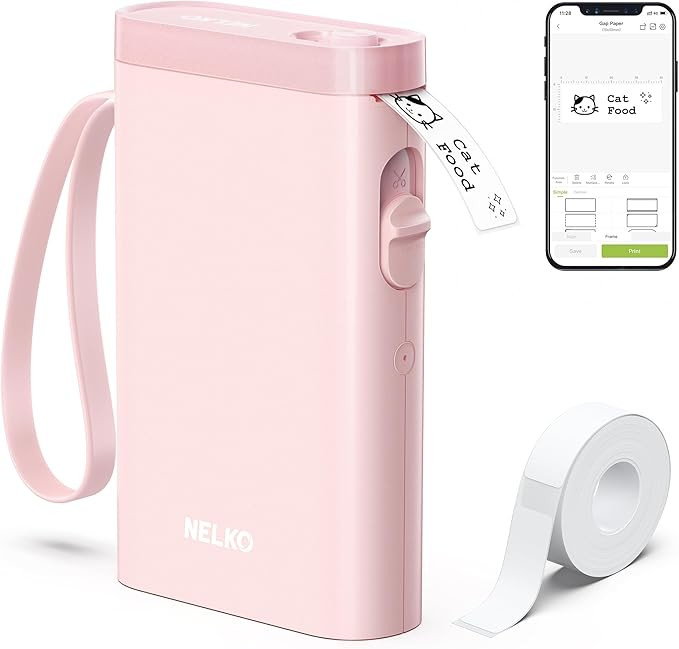 Nelko Label Maker Machine with Tape, P21 Bluetooth Label Printer, Wireless Mini Label Makers with... | Amazon (US)