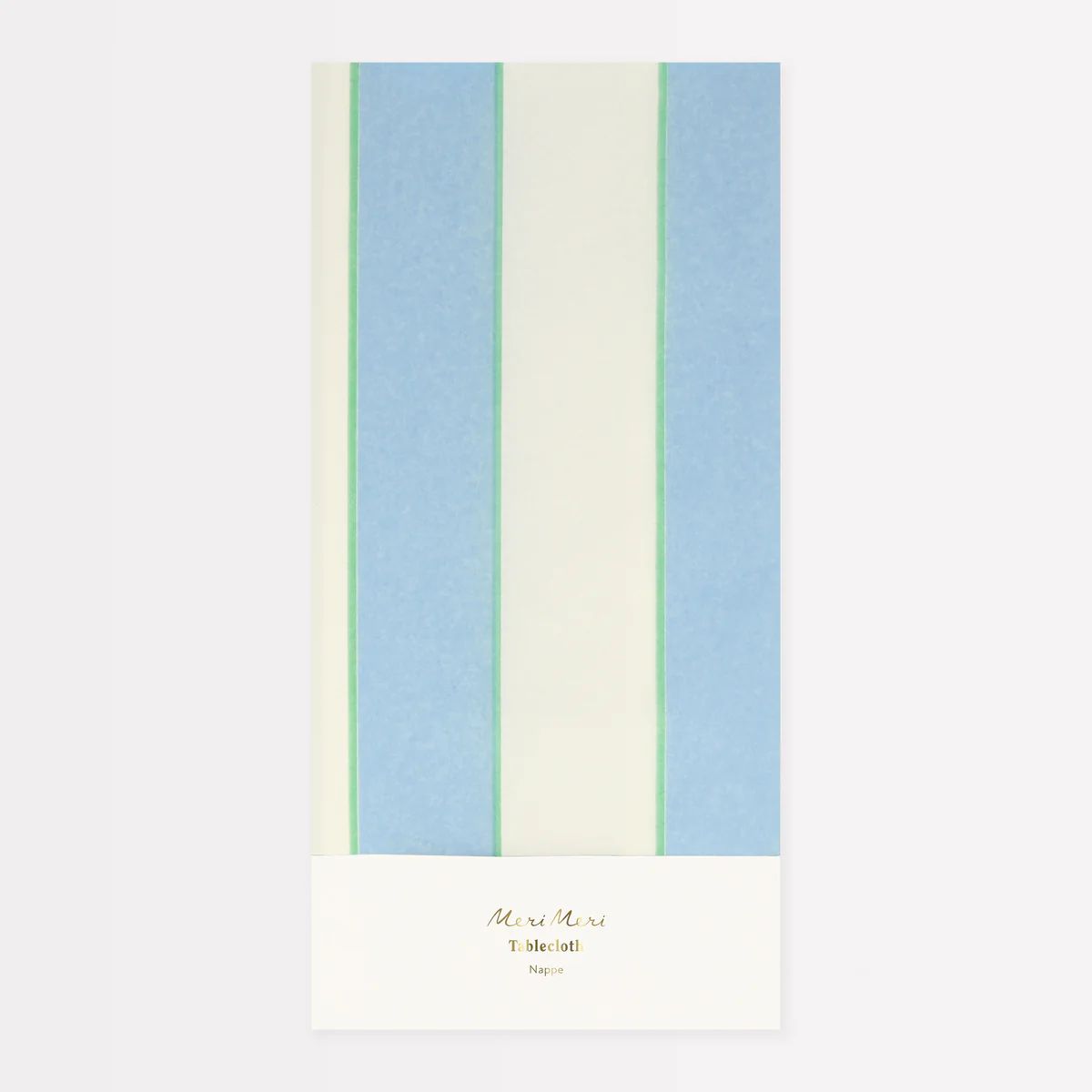 Pale Blue Stripe Tablecloth | Meri Meri