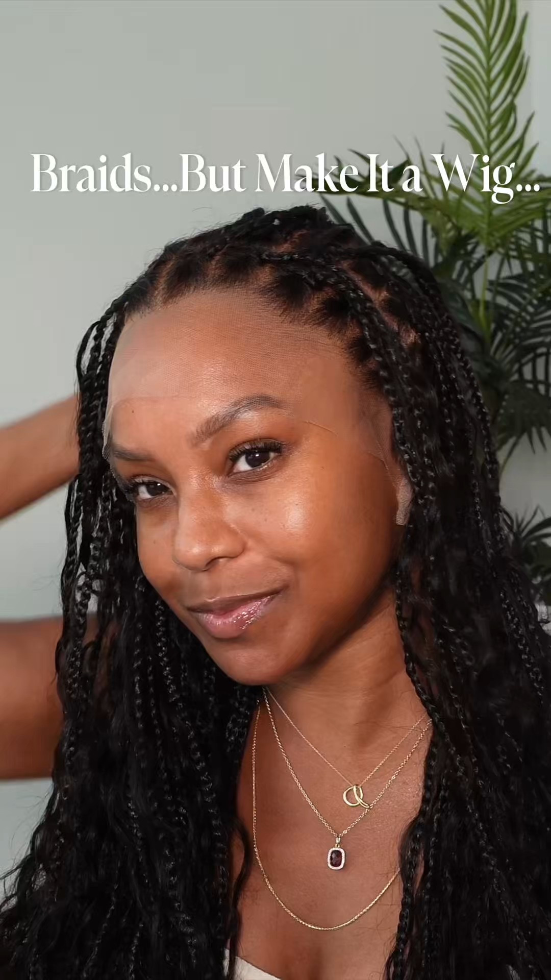 Braids…. But easier #hair #grwm #wig #wiginstall #wigs #hairtutorial #braids #naturalhair 

#LTKStyleTip #LTKU #LTKBeauty