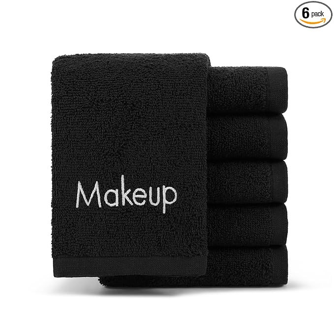 Arkwright Makeup Towels - Pack of 6 - Soft & Gentle Cotton Washcloth Face Make Up Remover, Reusua... | Amazon (US)