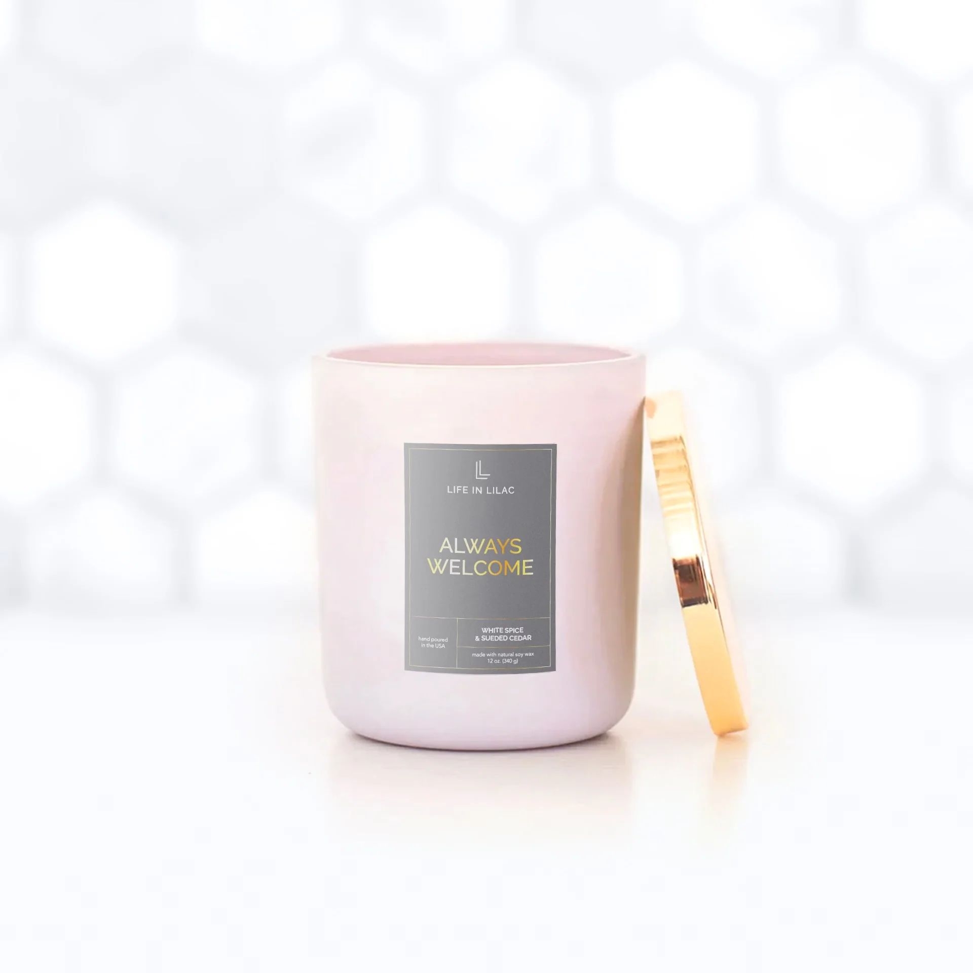 Always Welcome Candle | Life In Lilac