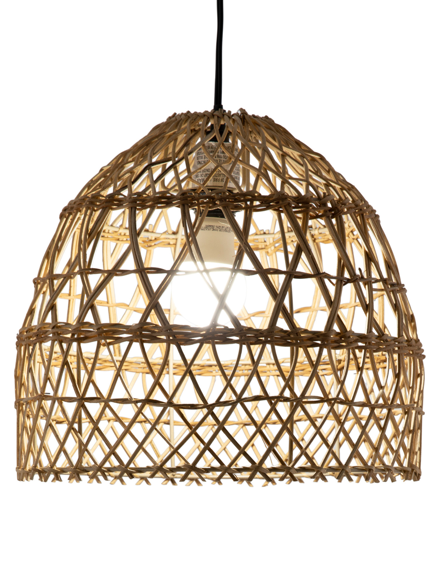 Open Rattan Dome Pendant | Marshalls