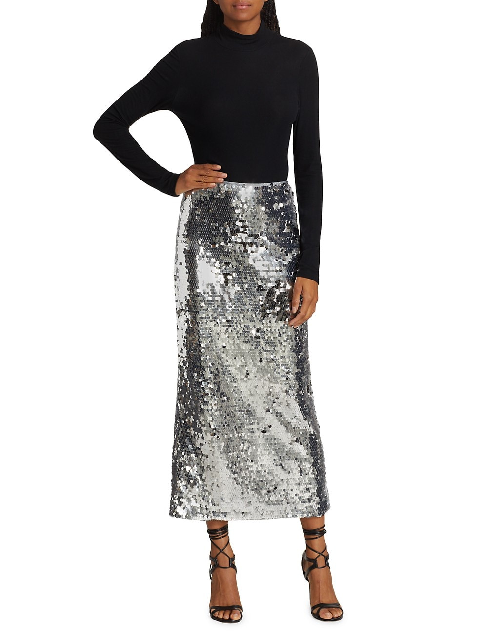 Camden Sequin Midi-Skirt | Saks Fifth Avenue