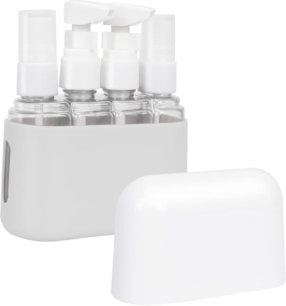 Skycase Travel Bottle Set, 4 in 1 Travel Containers Set for Toiletries,Leak-Proof Refillable Plas... | Amazon (US)