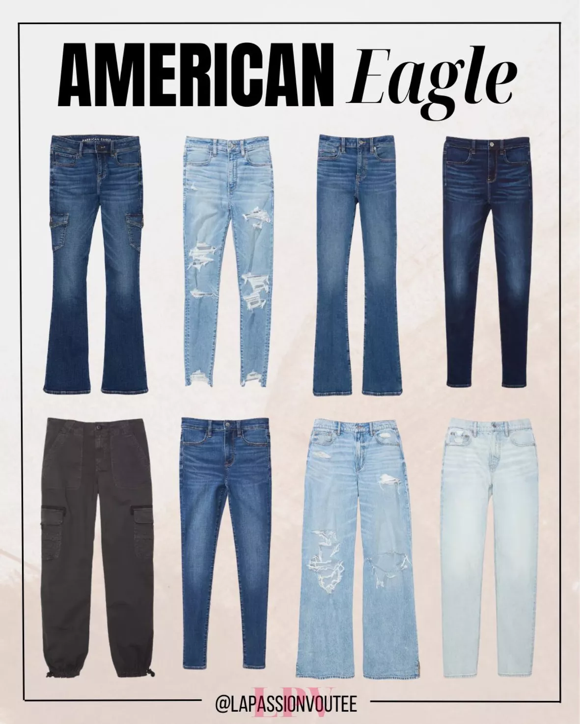 Buy American Eagle Outfitters Ae Dream Super High-Waisted Jegging Blue at