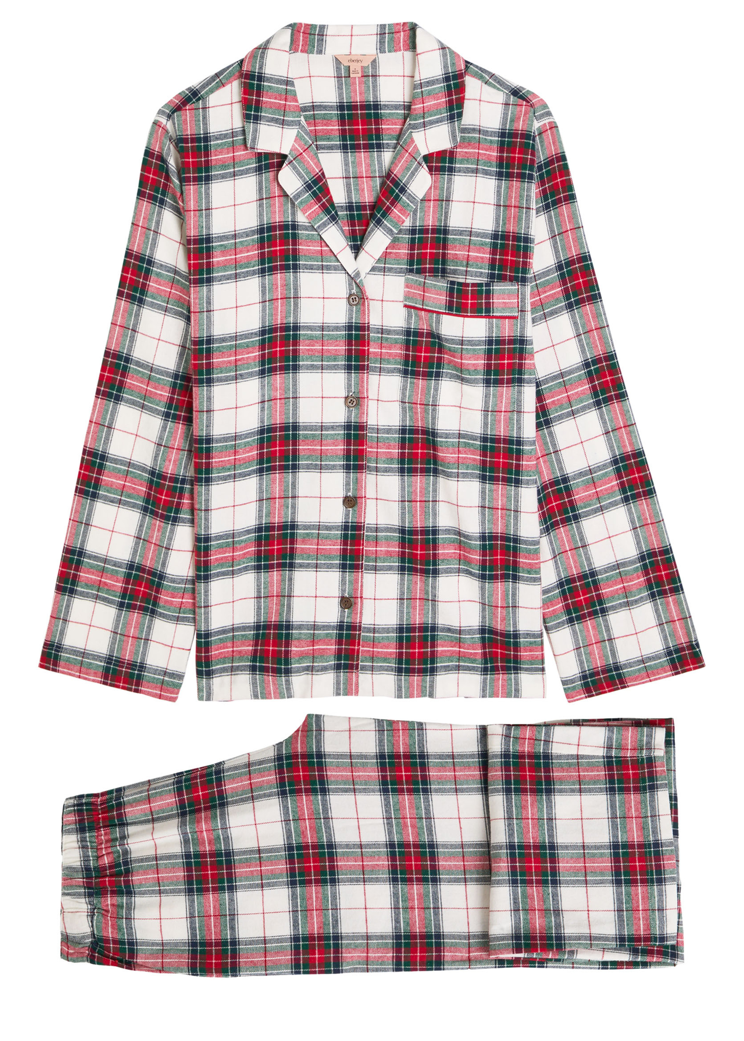 Plaid flannel pyjama set | Harvey Nichols