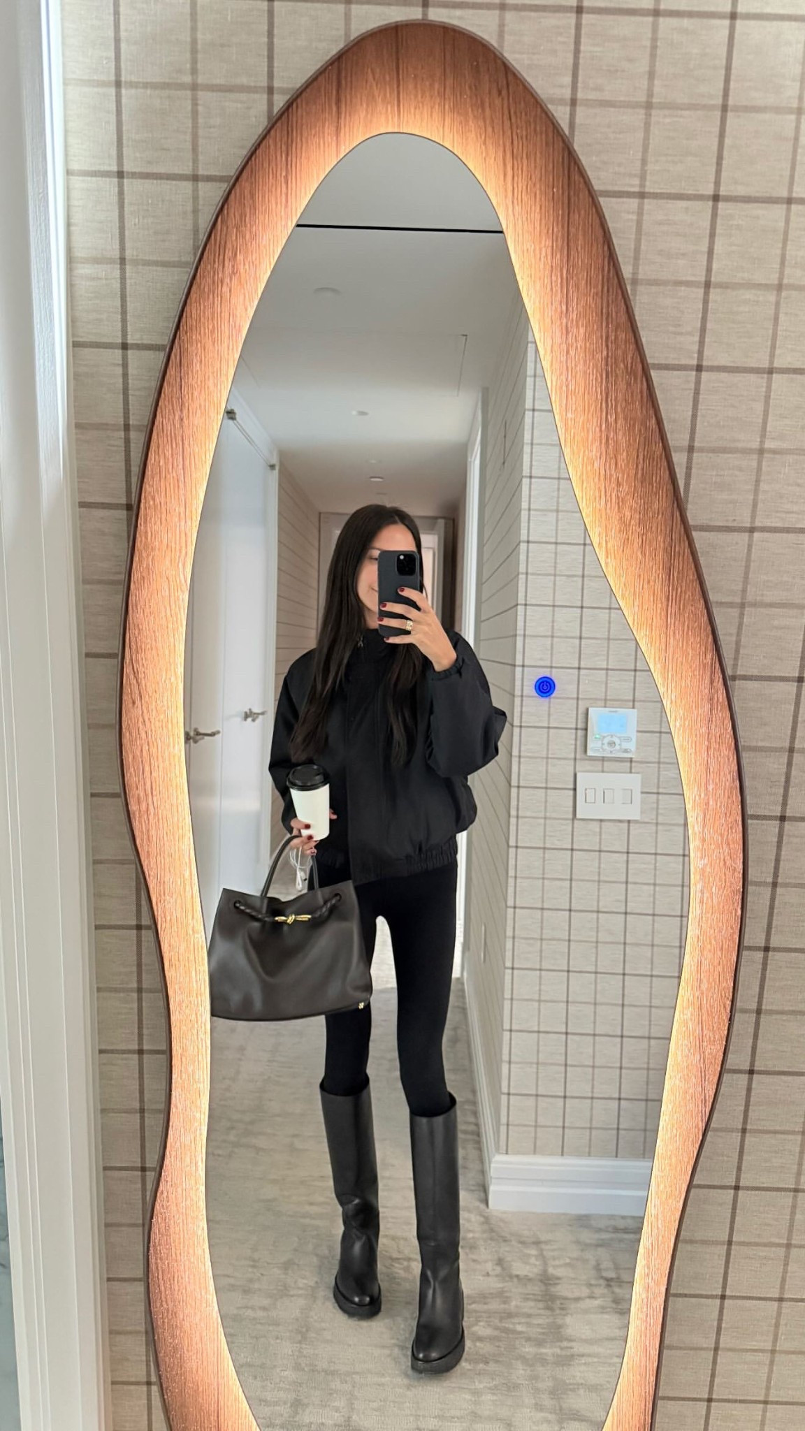 All black OOTD!