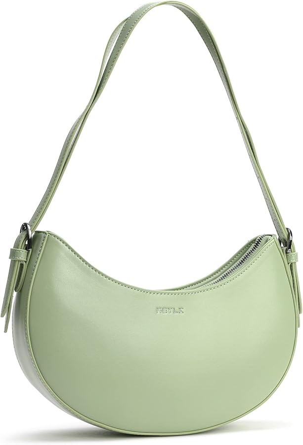 Keyli Shoulder Bag for Women Trendy Small Clutch Purse Zipper Closure Tote Shoulder Handbags with... | Amazon (US)