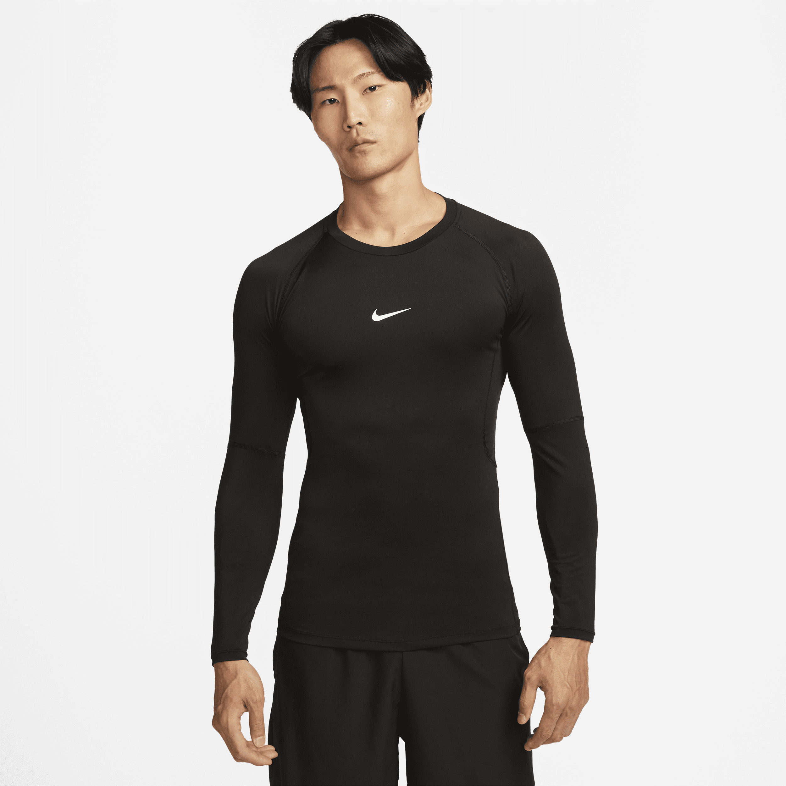 Men's Nike Pro Dri-FIT Tight Long-Sleeve Fitness Top in Black | FB7919-010 | Nike (US)