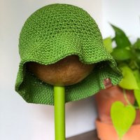 Summer Bucket Hat | Green Crochet Handmade Cotton Beach Cottagecore | Etsy (CAD)