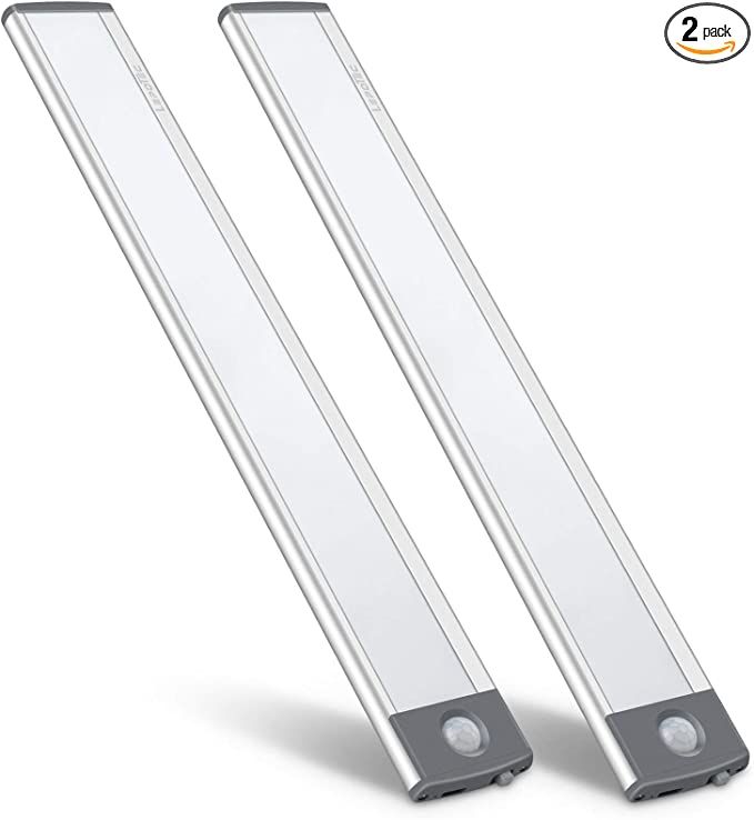 54-LED Motion Sensor Cabinet Light,Under Counter Closet Lighting, Wireless USB Rechargeable Kitch... | Amazon (US)