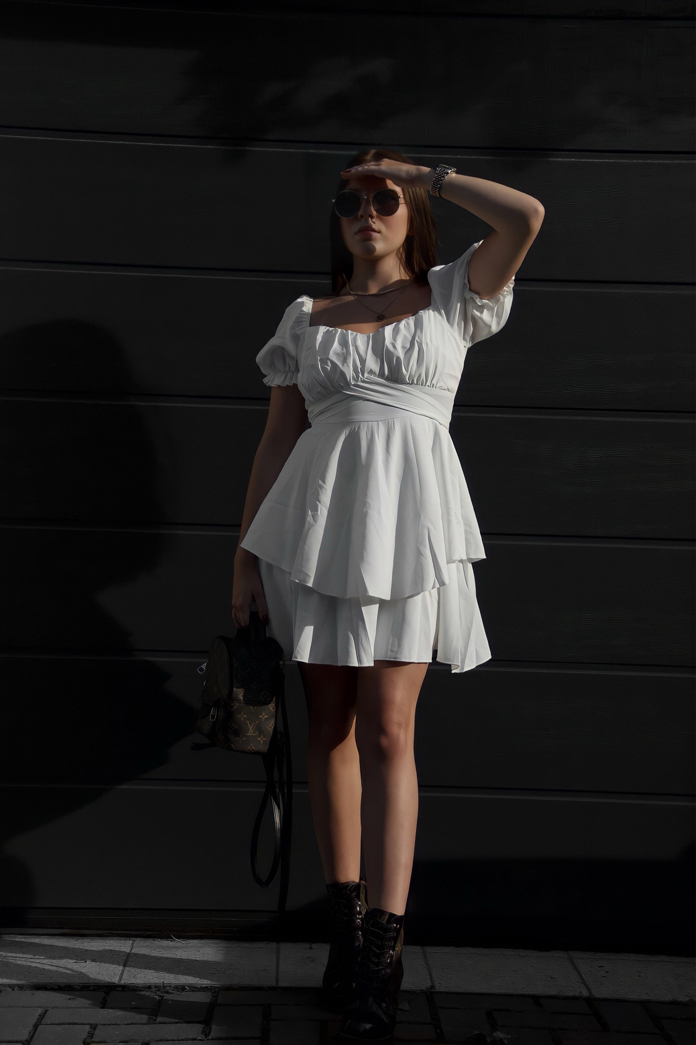 simple summer outfit wearing a white flowy dress and my palm springs mini designer bag from Louis Vuitton and my designer heels also from Louis Vuitton 🤍✨ 
🏷️ summer lookbook, minimal style, designer bag, louisvuitton palm springs mini, white flowy dress, shein outfit, outfit of the day, aesthetic look, fashion blogger, simple outfit ideas, outfit inspiration, german style blogger

#summerlookbook #minimalstyledaily #palmspringsmini #louisvuittonbag #simpleoutfit #outfitinspiration #ａｅｓｔｈｅｔｉｃ #germanfashionblogger #ootd #minimalstyle

#LTKSeasonal #LTKstyletip #LTKeurope