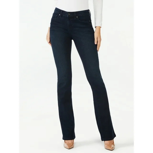Sofia Jeans Women's Marisol Bootcut Mid Rise Jeans - Walmart.com | Walmart (US)