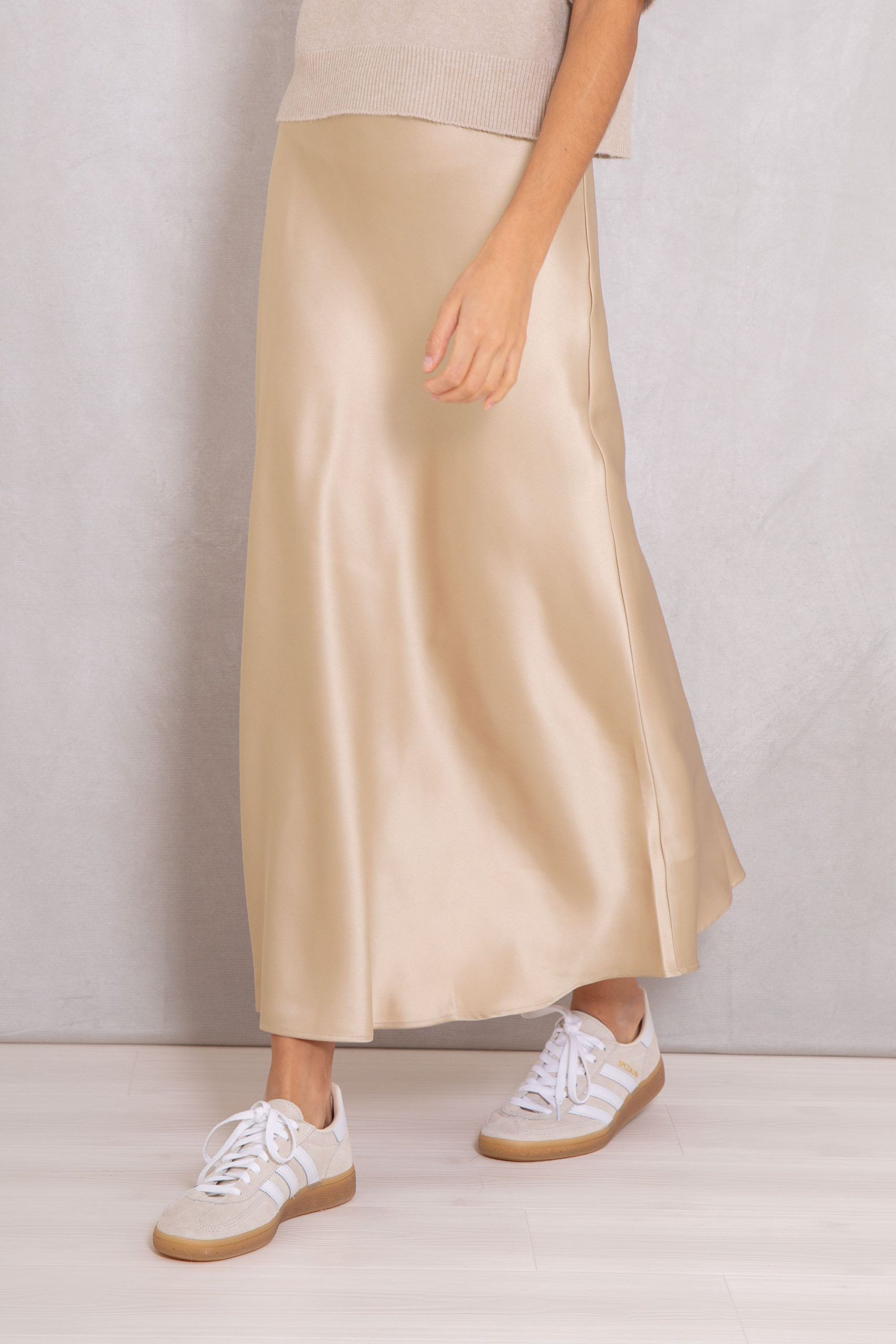 Luxe Claudia Bias Skirt (Champagne) | My_Best_Friends_Wardrobe