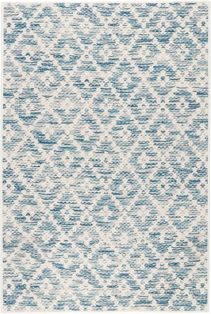 Dash and Albert Melange Diamond Machine Washable Area Rug - Runner - 2.5' x 8' Blue - Diamond Acc... | Amazon (US)