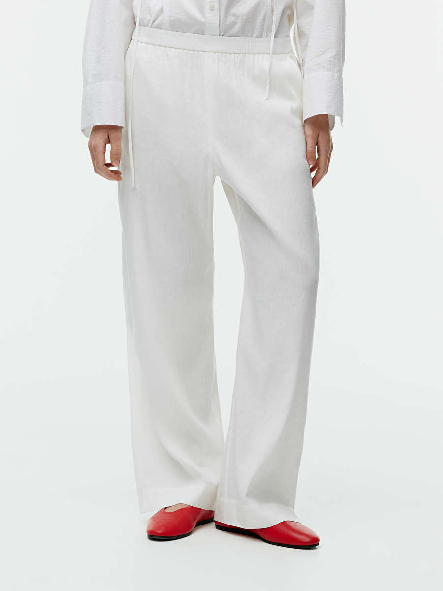 Linen-Blend Trousers | ARKET (US&UK)